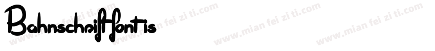 Bahnschrift font is字体转换